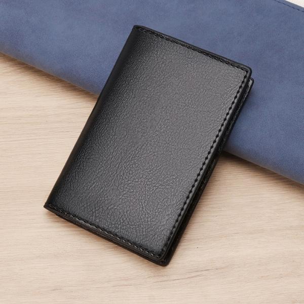 Style Fashion Real Leather RFID Protection Slim Custom Color Logo Credit Card Holder