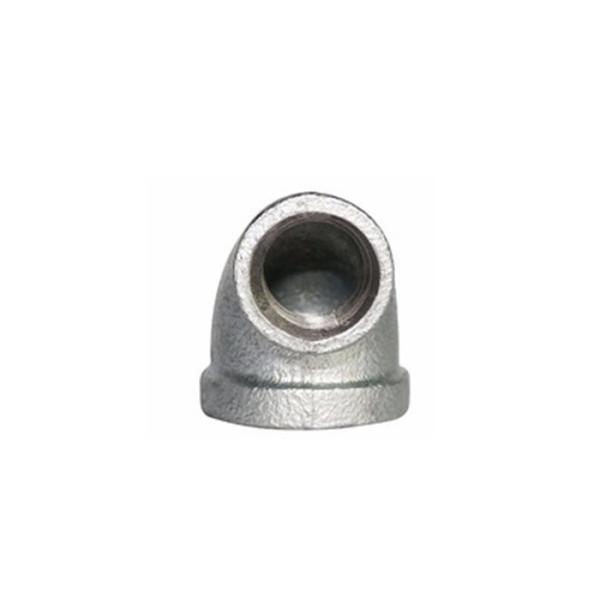 Galvanized Casting Malleable Iron Pipe Fittings Black Iron Elbow Round Head Shape