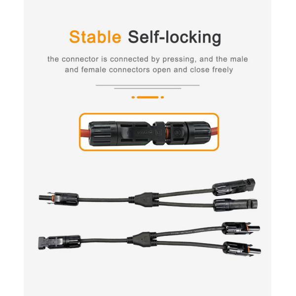 35cm 30amp Solar Branch Connector High Temperature Resistant
