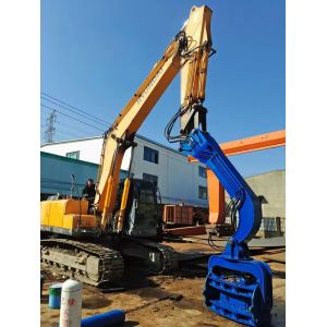 Crane Solar Panel Installation Piling Vibro Driver Multipurpose