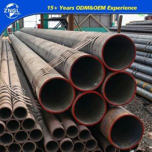 S355 SSAW Spiral Welded Tubular /Pipe with Square Shape and Plastic Pipe Cap End