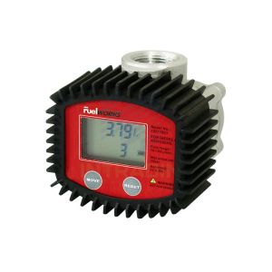 Digital Fuel Flow Meter With LCD Display 1 Inch Inlet Outlet