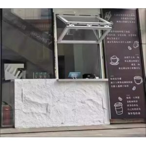 Harvest Grape Arbor Folding Window Allowing Direct Cluster Picking from Kitchen