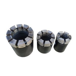 diamond core bit NQ HQ PQ impregnated diamond bits, wireline core barrels,