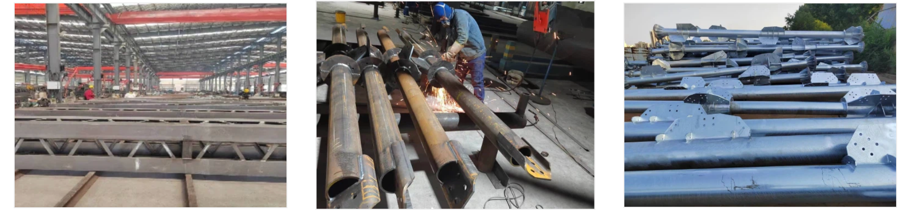 High Strength And Rigidity Substation Steel Structures Customizable Galvanized Steel Frames