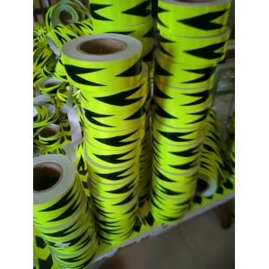 High Visibility Reflective Vehicle Marking Tape Self Adhesive , Reflective Arrow