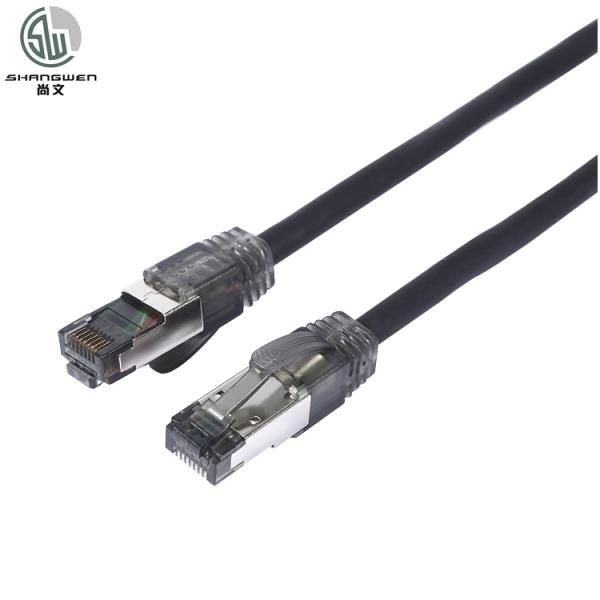Quality CE ROHS FTP UTP SFTP Cat8 Rj45 Plug 1000ft Patch Cord Ethernet Cable Network Lan Cable Communication Cables for sale