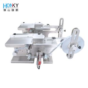 Desktop Small Box Corner Labeling Machine With Transparent Label Sensor For Box