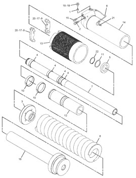 2146066 Ring Piston Top Cylinder Liner 7T-5351 Engine 214-6066 Ring 7T5351