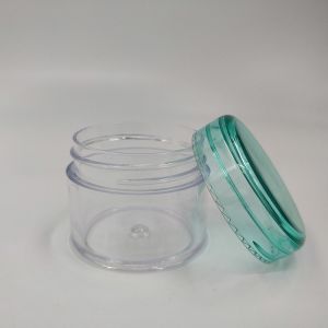 Smooth Surface Cosmetic Plastic Jar in Capacity 10ml 15ml 30ml 60ml 80ml 100ml
