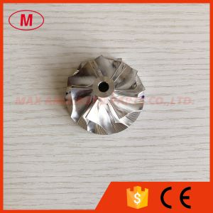 Wholesale TB25 431350-0001e 39.80/51.37mm 6+6blades turbo milling/aluminum 2618/billet compressor wheel for 709390-0001 BME ALPINA from china suppliers