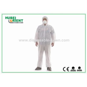 Protective SMS/PP+PE Disposable Adult Use Coverall For Prevent Bacteria And
