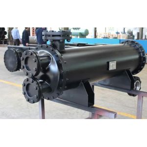 Hotels Water Cooled Condenser Titanium Heat Exchanger Refrigeration ISO