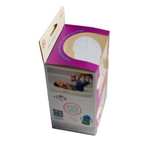 Milk Bottle Paper Box With Clear Window