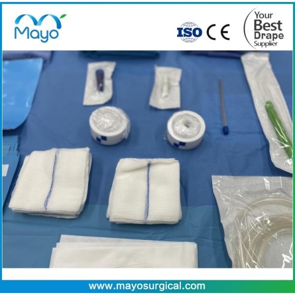 Implantology Sterile Surgical Implant Drape Kit Single Use SMS / PP PE Material