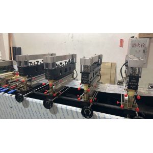 40KW Three Side Sealing Bag Making Machine Stand Up Zipper Pouch Machine 5800kg