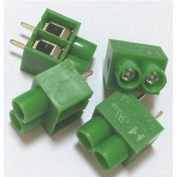 Quality RD TY -5.0  2P-24P 400V 15A green or gray or white color PCB screw terminal block for sale