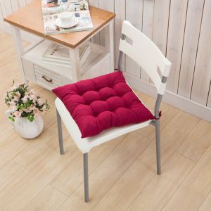 Thicken Plush Seat Cushions Square Shape Cotton Material Skin Friendly