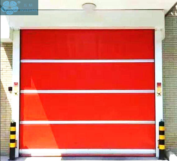 Rapid Action PVC Roller Shutter Doors With 0.8 / 1.5mm Thick Curtain