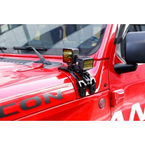 CNC Machined Aluminum Alloy A Pillar Led Spot Light Brackets for Jeep Wrangler