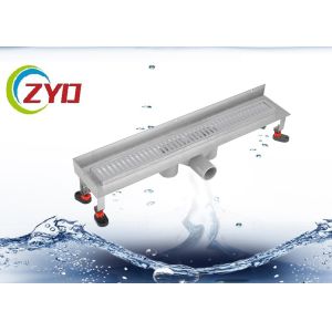 Deodorant Shower Linear Drain , Fold Edge Low Profile Linear Shower Drain