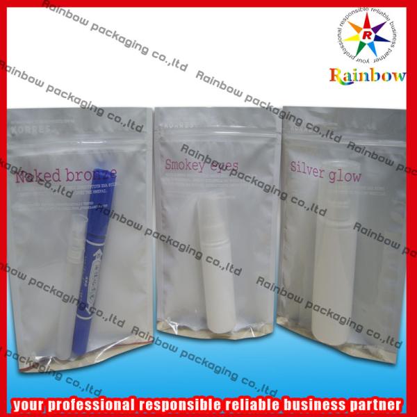 Korres Comestic Packaging Bag With Clear Window And Handle Hole