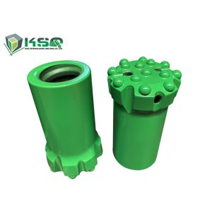 T51 89mm Button Drill Bit Tungsten Carbide / 14 Buttons Threaded