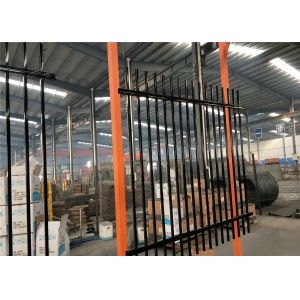 2400mm Width Galvanized Steel Spear Top Garrison Fence Panel/Steel Picket