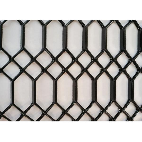 Quality 2meters Width Hexagonal Shape Expanded Metal Mesh In Sheet Or In Roll for sale