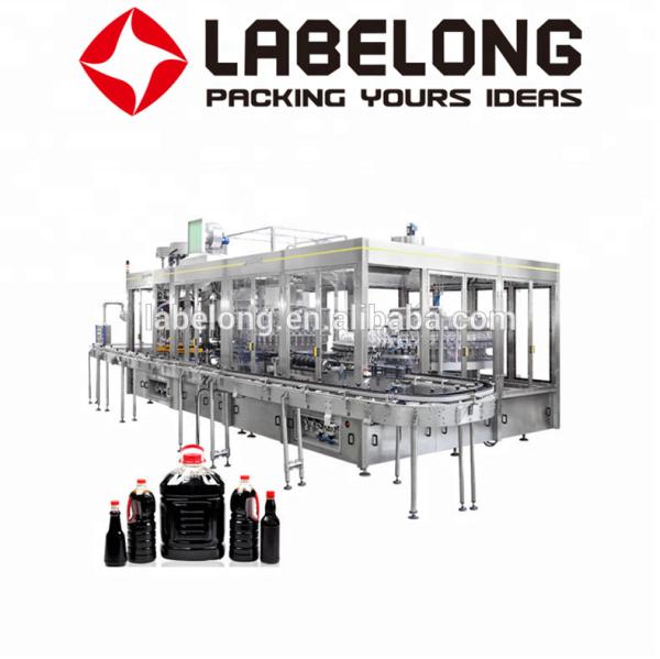 Quality Labelong Oil Bottling Machine 5KW Easy To Operate Highly Automated PLC Control for sale