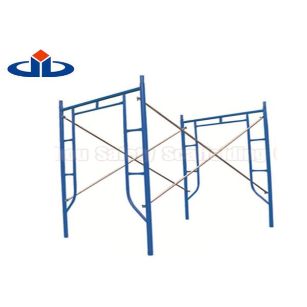 Quality Pre - Galvanized Scaffolding Frame System Scaffolding Walk Through Ladder for sale