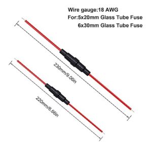 250VAC Inline Glass Fuse Holder Screw Type For Medical Equipment