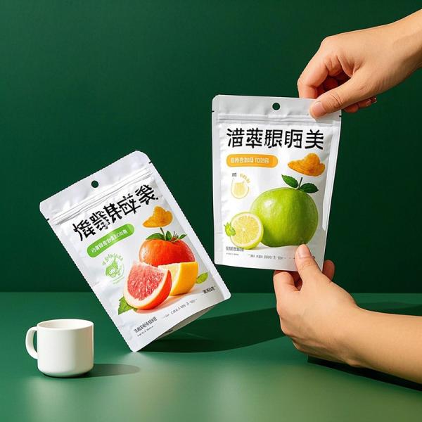 Anti Static Snack Packaging Bags for Powdered Drinks Crisps 4 Layer PET/AL/NY/PE