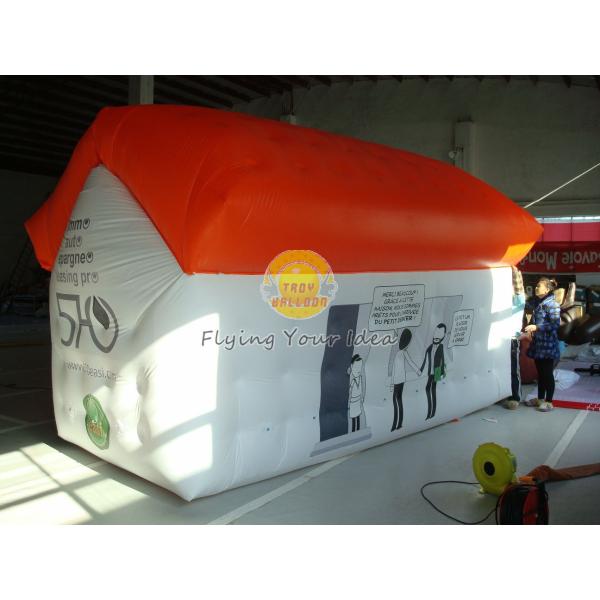 Waterproof Advertising Helium Custom Shaped Balloons House Shape with Digital