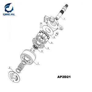 AP2D12 AP2D14 AP2D16 AP2D18 AP2D21 AP2D30 AP2D36 Excavator Main Hydraulic Pump