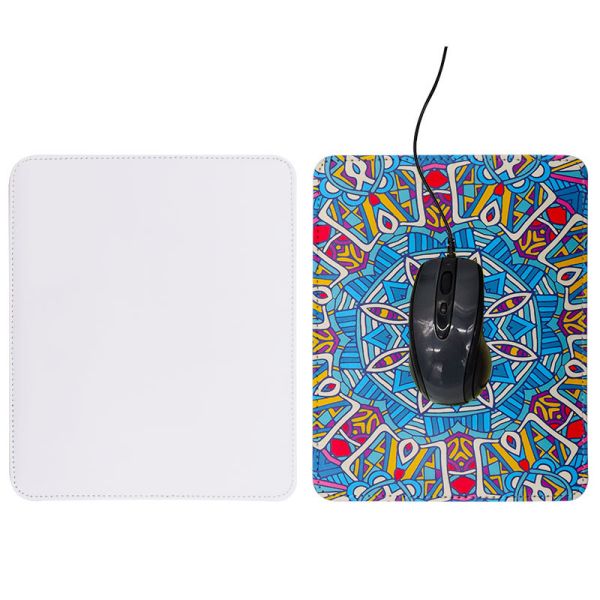 Customize Logo Rectangle Dye Sublimation Blanks Pu Leather Desk Mat Mouse Pad Non-Slip Mousepad Rgb Gamer