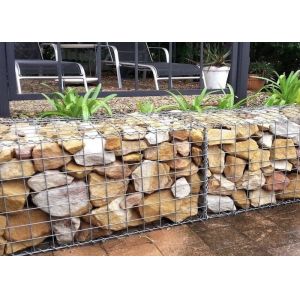 PVC Coated Welded Gabion Mesh 50mmx50mm, 380-550N/mm2 Strength