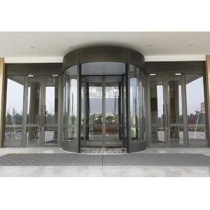 Smooth And Safe Operation Automatic Revolving Door For Commercial