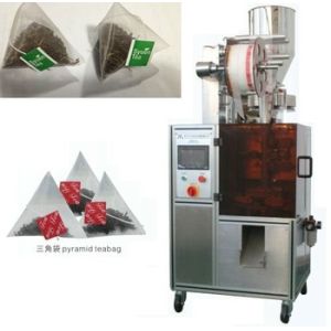 Buy cheap Nylon mesh tea bags pyramids shape automatic packing machinery from wholesalers