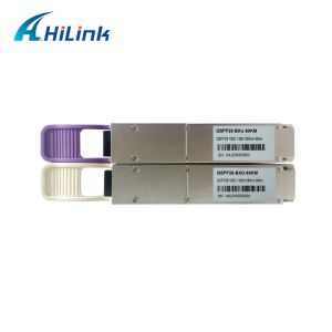 100Gb/s 80Km QSFP28 ZR4 BIDI Transceiver Module for Long Distance Data