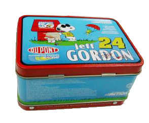 Quality Portable Cookie CMYK Pantone Rectangular Tin Can With Handle for sale