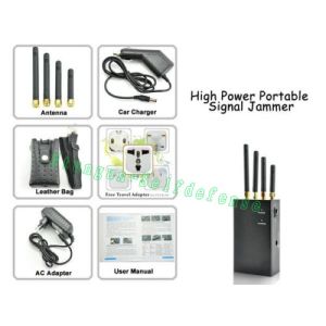 808HE4 Portable GSM+3G+WIFI cell phone signal jammers