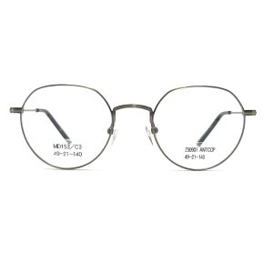 MD153 Stylish Optical Metal Frame with Adjustable Nose Pads