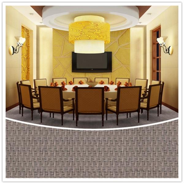 Square 60*60cm Pvc Vinyl Flooring Sheet Yellow Color Easy Install