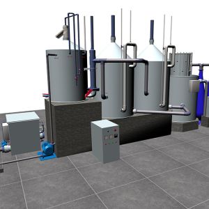 Temperature Controllable High Density Recirculated Aquaculture System RAS