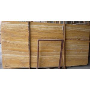 Wholesale Decorative Turkey Golden Yellow Travertine Marble texture Slab Tile from china suppliers