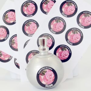 Custom Scratch And Sniff Stickers Label Self Adhesive Sleep Aid Various Colors