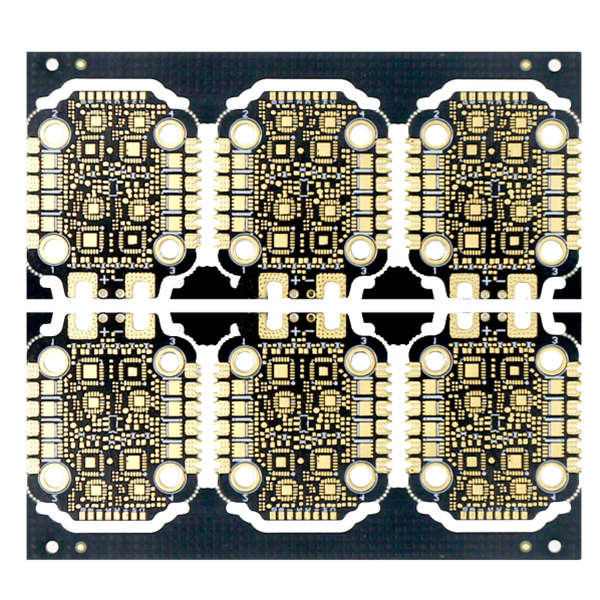 Quality 2oz 1.6mm Hdi Black PCB Board FR4 Quick PCB Prototype Immersion Au for sale