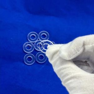 Professional Custom Transparent Quartz Punching Sheet High Temperature Resistant