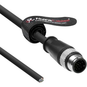 Wholesale Alvin's M12 A Code 17 Pin Male To Open Cable 1m CAN PROFINET For Applied Motion Servo from china suppliers